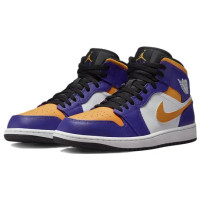 Jordan 1 Mid DQ8426-517 кроссовки оригинал высокие кожаные 