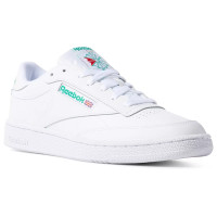 Reebok Club C 85 AR0456 белые кожаные кроссовки 