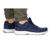 Reebok Work N Cushion 4.0 GW9688 синие кожаные кроссовки