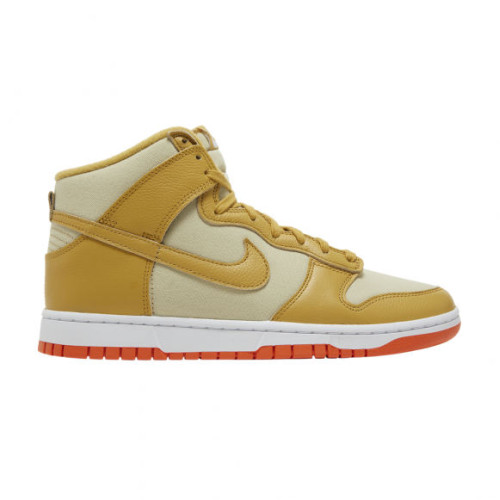 Nike Dunk High Retro DV7215-700 кроссовки оригинал высокие желтые