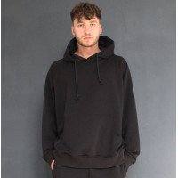 Мужской черный костюм Худи оверсайз и штаны широкие Korobko