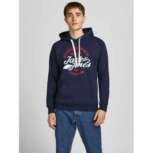 Мужское худи Jack & Jones JJBRAT темно синий