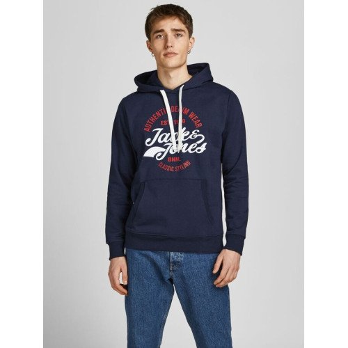Мужское худи Jack & Jones JJBRAT темно синий