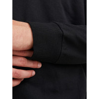 Мужское черное худи Jack & Jones JJPETER 12235329