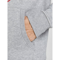 Мужское серое худи Jack & Jones JJBRAT SWEAT Hoodie