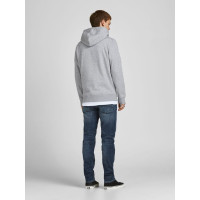 Мужское серое худи Jack & Jones JJBRAT SWEAT Hoodie
