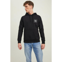 Мужское черное худи Jack & Jones JJLOCK 