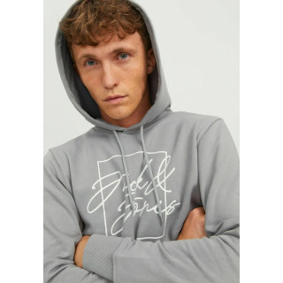 Мужское серое худи Jack & Jones 12246425 alloy