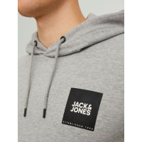 Мужское серое худи Jack & Jones JJLOCK