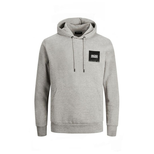 Мужское серое худи Jack & Jones JJLOCK