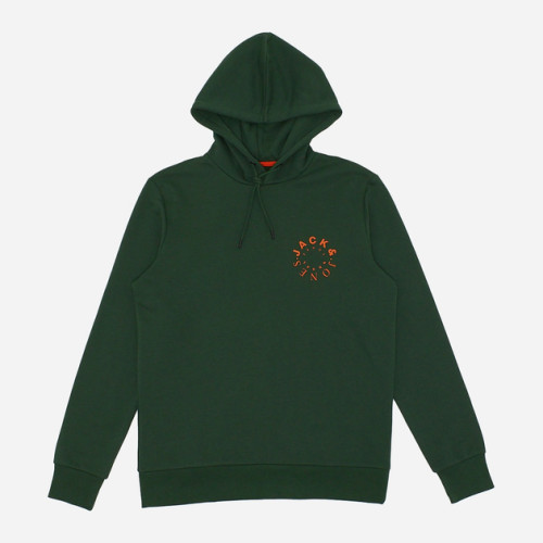 Мужское зеленое худи Jack & Jones JJWARRIOR