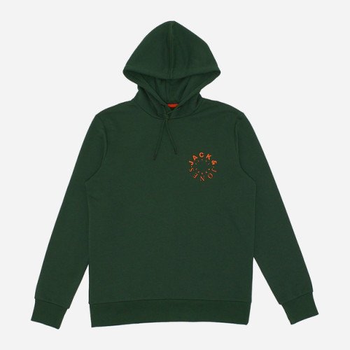 Мужское зеленое худи Jack & Jones JJWARRIOR