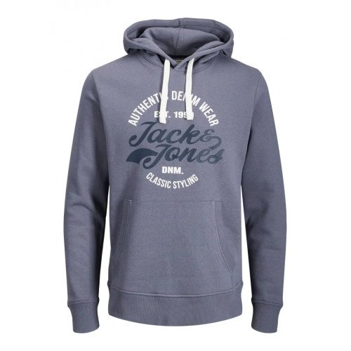 Мужское худи Jack & Jones JJBRAT серое