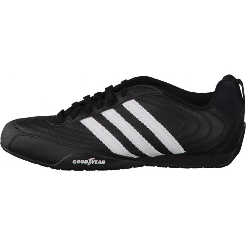 Adidas Goodyear Street 012043 кожаные черные кроссовки 