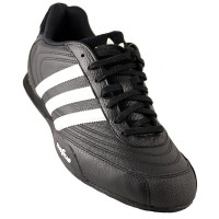 Adidas Goodyear Street 012043 кожаные черные кроссовки 