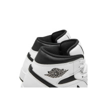 Jordan 1 Mid DQ8426-132 кроссовки высокие кожаные белые