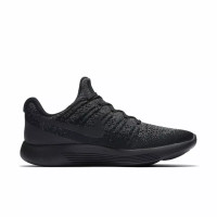 Nike Lunarepic Low Flyknit 2 863779-004 Мужские беговые черные кроссовки 