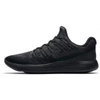 Nike Lunarepic Low Flyknit 2 863779-004 Мужские беговые черные кроссовки 