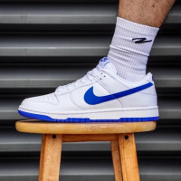 Nike Dunk Low Retro DV0831-104 кроссовки кожаные белые