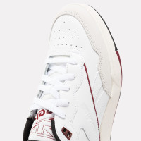 Reebok BB 4000 II 100205049 белые кожаные кроссовки 