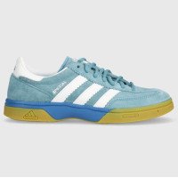 Adidas Handball Spezial M18444 кожаные голубые кроссовки 