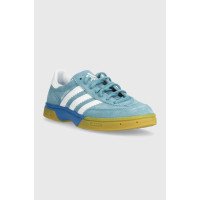 Adidas Handball Spezial M18444 кожаные голубые кроссовки 