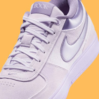 Nike Book 1 Violet FJ4249-500 кожаные баскетбольные кроссовки