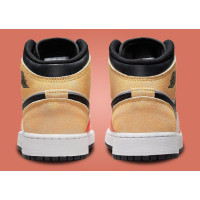 Air Jordan 1 Mid Se DX4332-800 кроссовки высокие кожаные белые