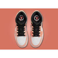 Air Jordan 1 Mid Se DX4332-800 кроссовки высокие кожаные белые