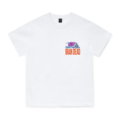 Brain Dead x DSM Мужская белая футболка оригинал