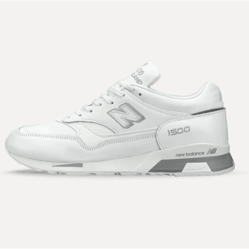 New Balance Made In Uk 1500 M1500WHI белые кожаные кроссовки 