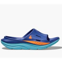 Hoka Ironman Ora Recovery Slide яркие тапочки слайдеры большого размера
