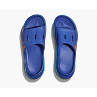 Hoka Ironman Ora Recovery Slide яркие тапочки слайдеры большого размера