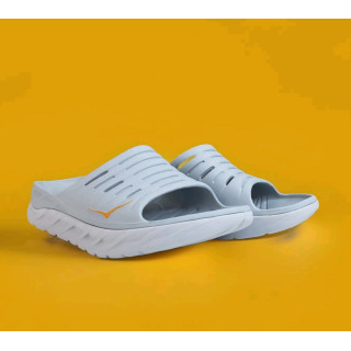 Hoka One Ora Recovery Slide 2 белые тапочки слайдеры