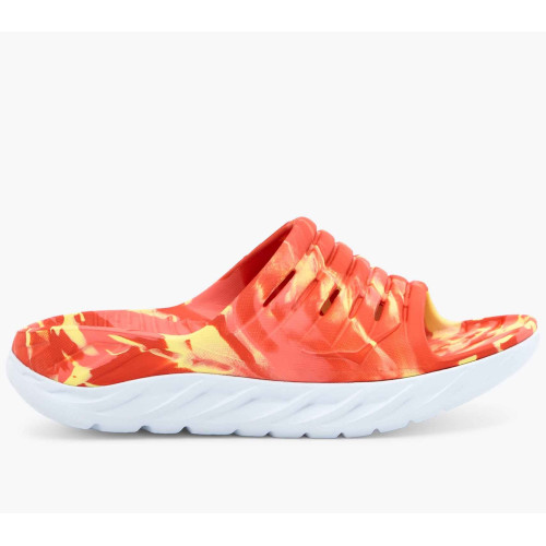 Hoka One Ora Recovery Slide 2 Swirl яркие тапочки слайдеры