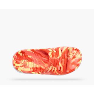 Hoka One Ora Recovery Slide 2 Swirl яркие тапочки слайдеры