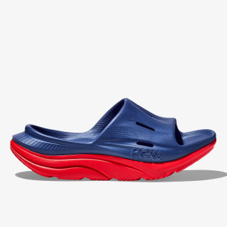 Hoka Ora Recovery Slide 3 1135061 синие тапочки слайдеры