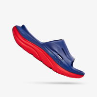 Hoka Ora Recovery Slide 3 1135061 синие тапочки слайдеры