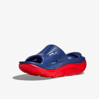Hoka Ora Recovery Slide 3 1135061 синие тапочки слайдеры