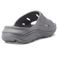 Hoka Ora Recovery Slide 3 Grey/Grey тапочки слайдеры