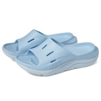 Hoka Ora Recovery Slide 3 голубые тапочки слайдеры женские