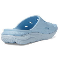Hoka Ora Recovery Slide 3 голубые тапочки слайдеры женские