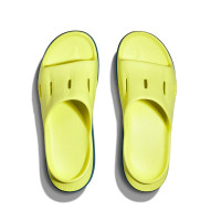 Hoka Ora Recovery Slide 3 1135061 салатовые тапочки слайдеры
