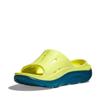 Hoka Ora Recovery Slide 3 1135061 салатовые тапочки слайдеры