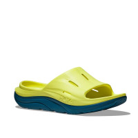 Hoka Ora Recovery Slide 3 1135061 салатовые тапочки слайдеры