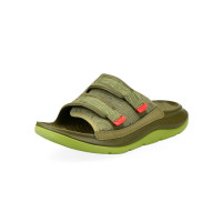 Hoka Ora Luxe 1134150-AGMS хаки тапочки слайдеры