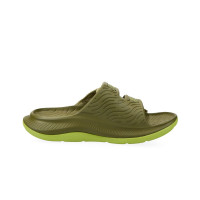 Hoka Ora Luxe 1134150-AGMS хаки тапочки слайдеры