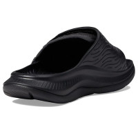Hoka Ora Luxe 1134150 черные тапочки слайдеры