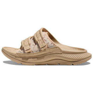 Hoka Ora Luxe 1134150-SSDD бежевые тапочки слайдеры