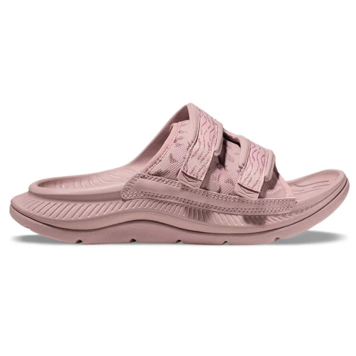 Hoka Ora Luxe 1134150-PMWM пудровые тапочки слайдеры